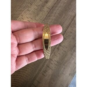 Vintage Jacoby Bender JB Gold Tone ID Expansion Bracelet, Blank Engravable Plate